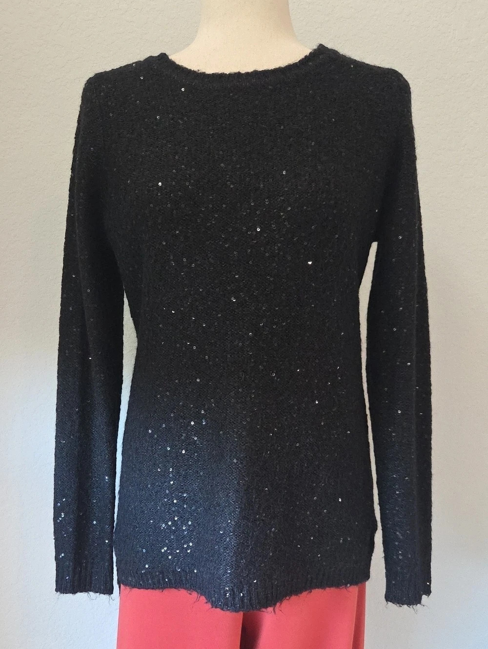 Calvin Klein Black Crewneck Sweater Size Small